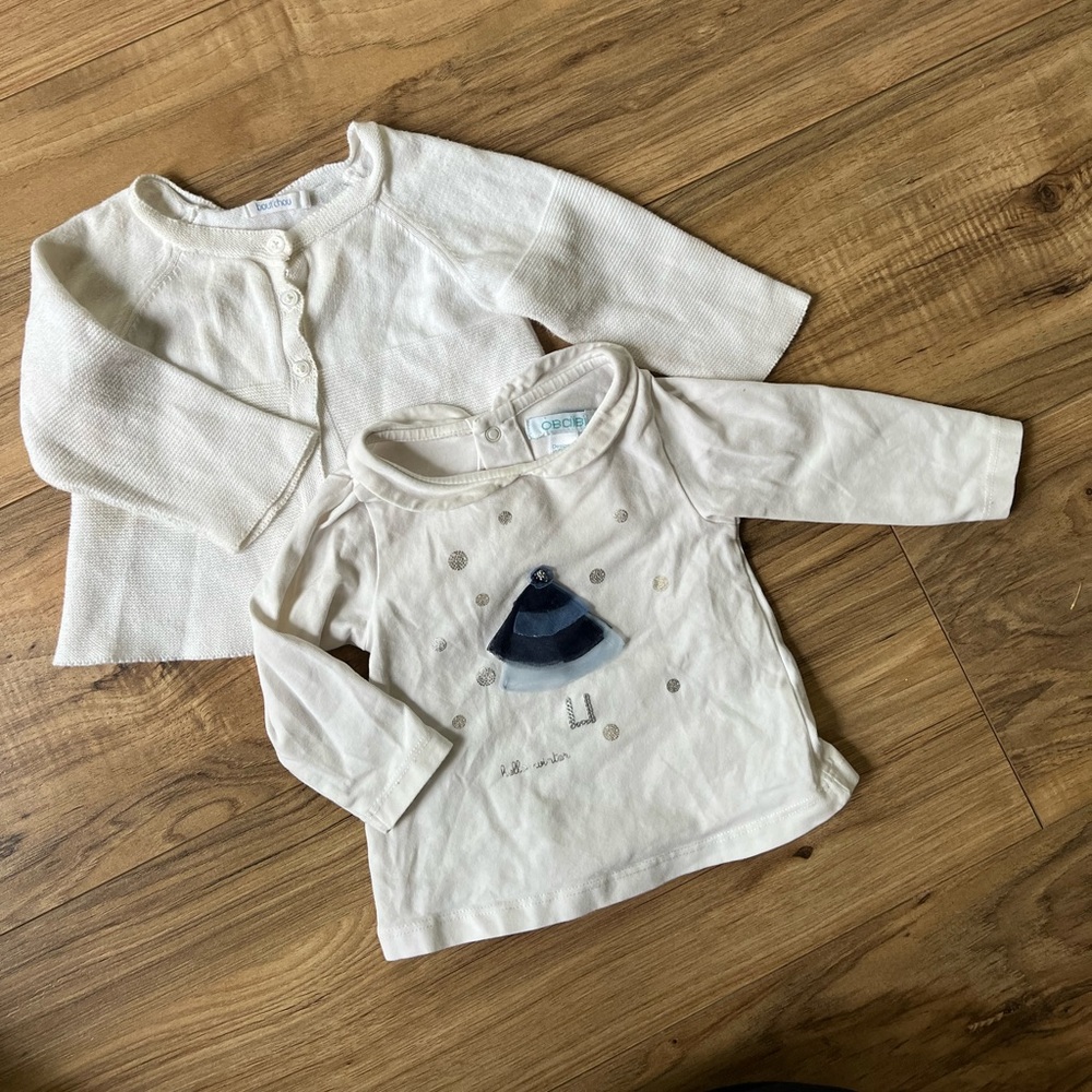 Bundle of 1 top + 1 light jacket